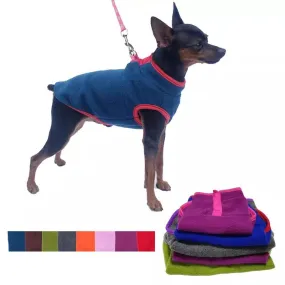 Cozy Fleece Dog Vest for Spring and Autumn