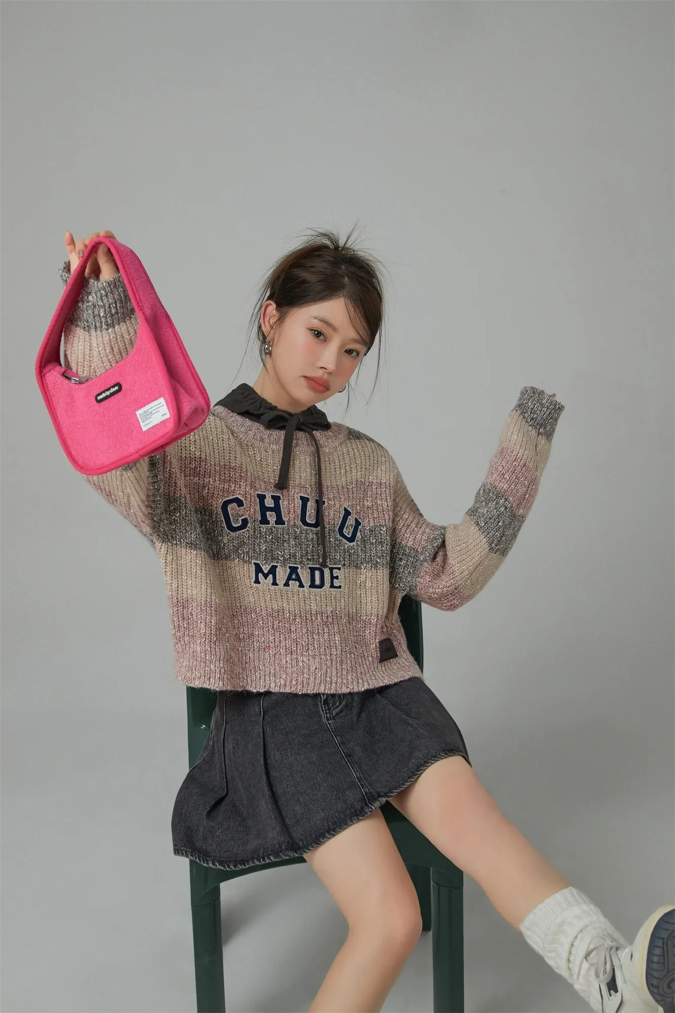 Crazy Chill Ribbed Loose Crop Knit Sweater