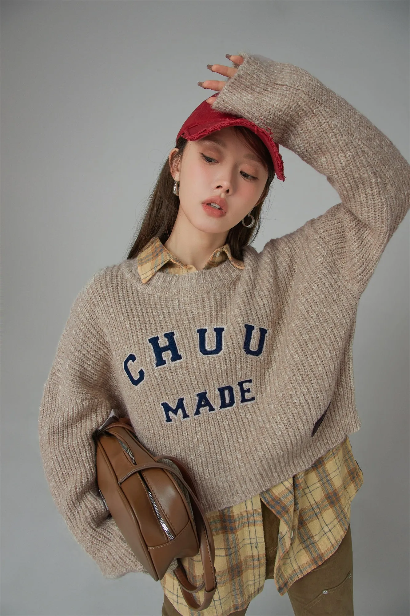 Crazy Chill Ribbed Loose Crop Knit Sweater