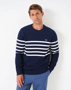 Crew Ross Striped Organic Knit