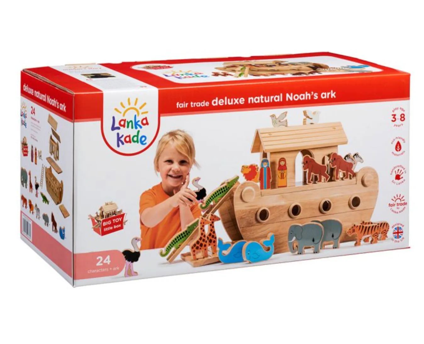 Deluxe Noah's Ark with Colourful Characters