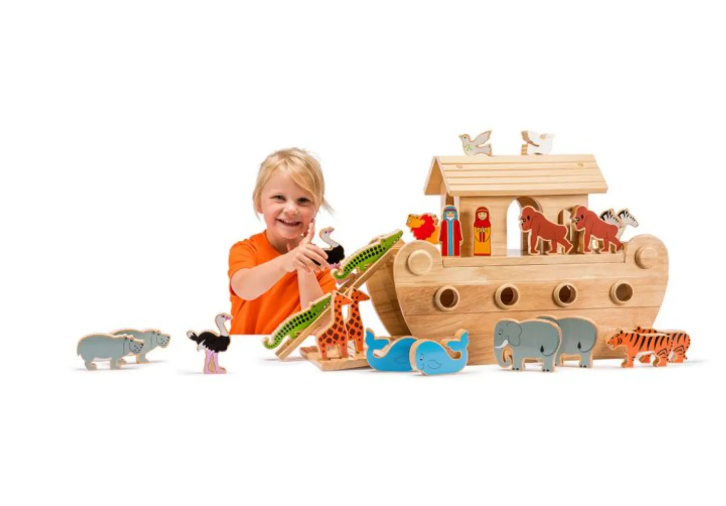 Deluxe Noah's Ark with Colourful Characters