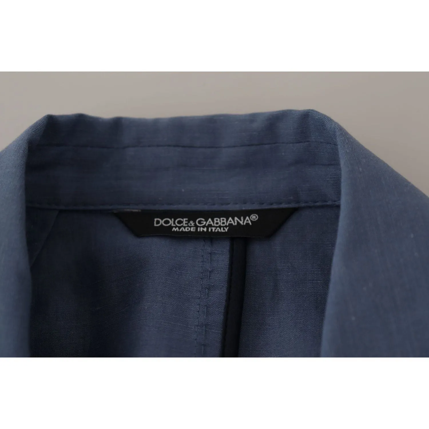 Dolce & Gabbana Elegant Single Breasted Linen Jacket