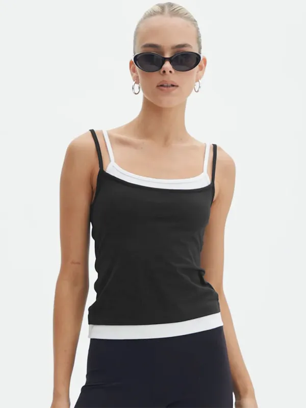 Dual-Strap Athletic Top - Workout Cami