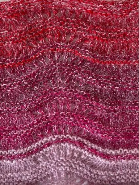 Easy Peasy scarf 'Øguf' by Önling, No 20   Silk mohair knitting kit