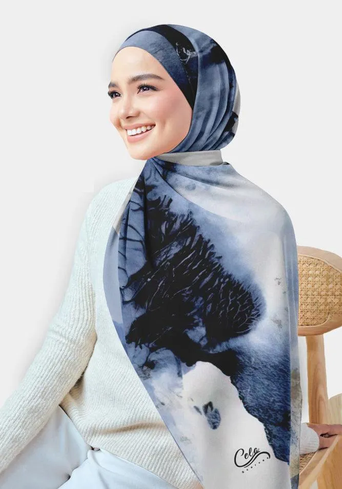 Elsza Printed Chiffon Hijab