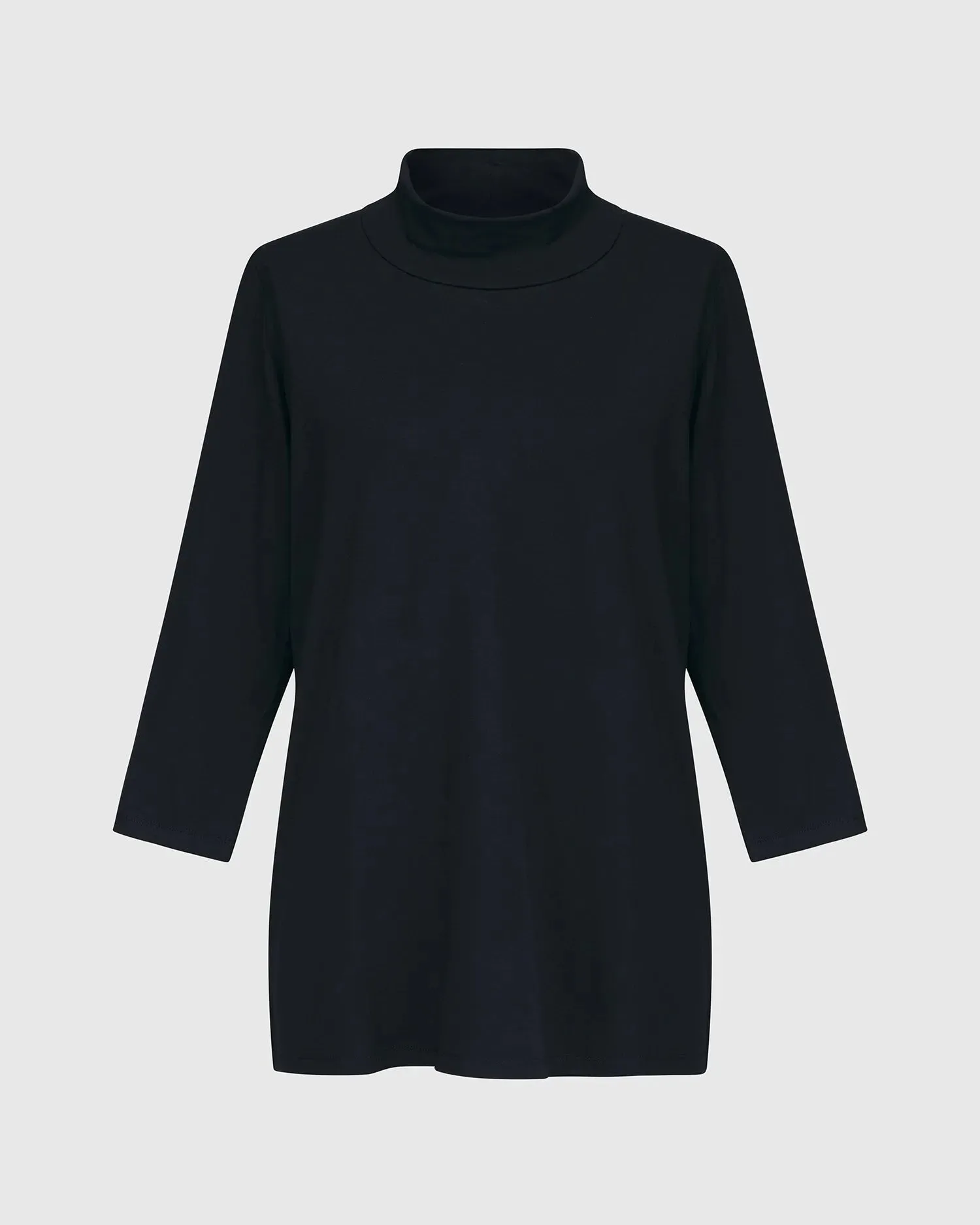 Essential Mockneck Top, BlackB