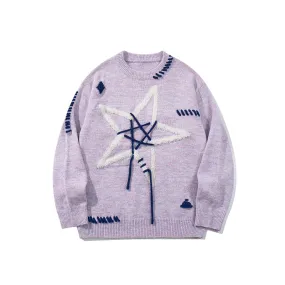 Faire Echo big star knit sweater