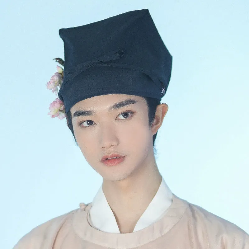 Fang Jin 方巾 Square Cap Song Dynasty Nobleman's Ramie Plant Hat