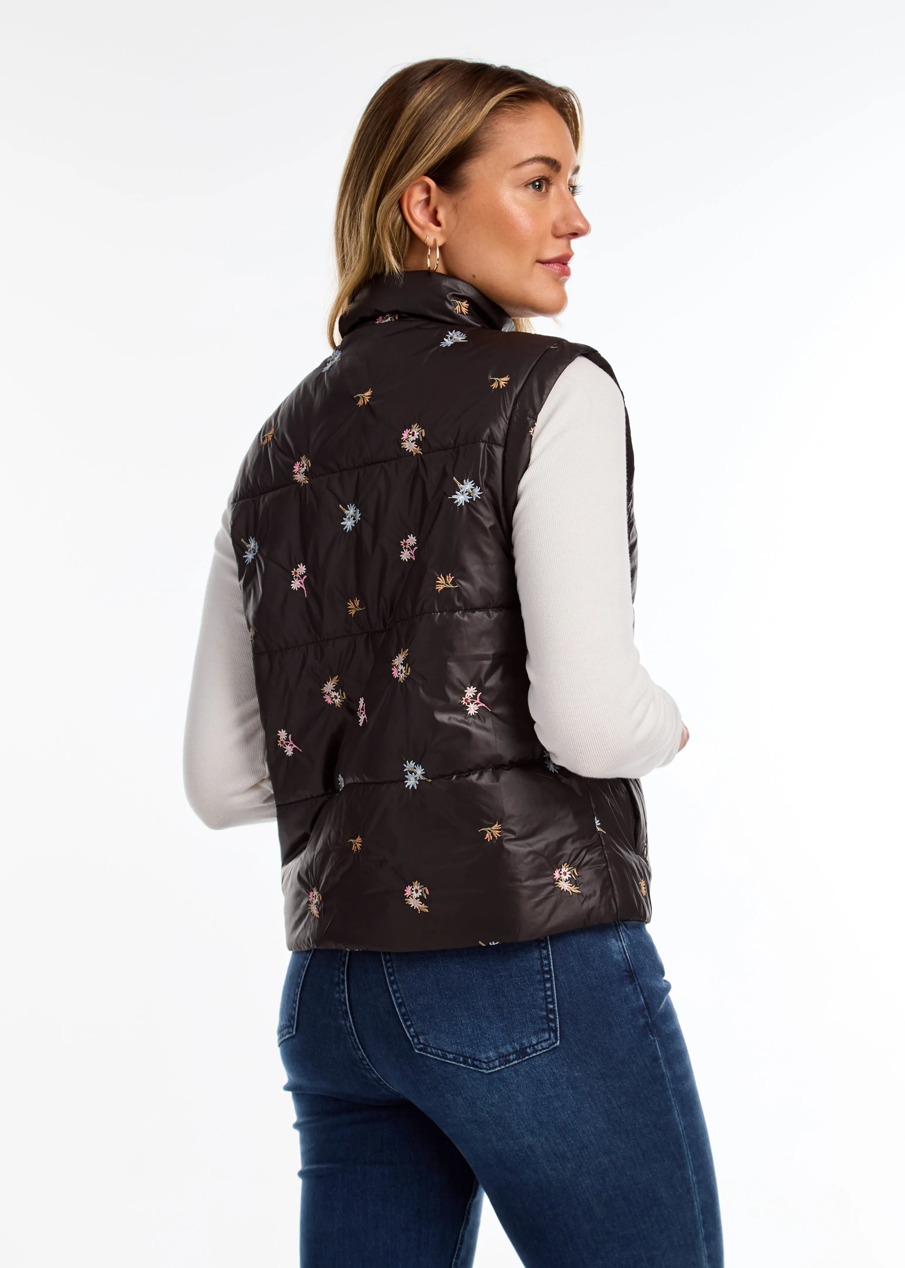 FDJ - QUILTED EMBROIDERED VEST