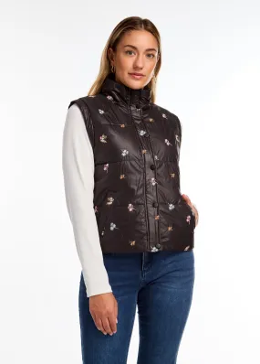 FDJ - QUILTED EMBROIDERED VEST