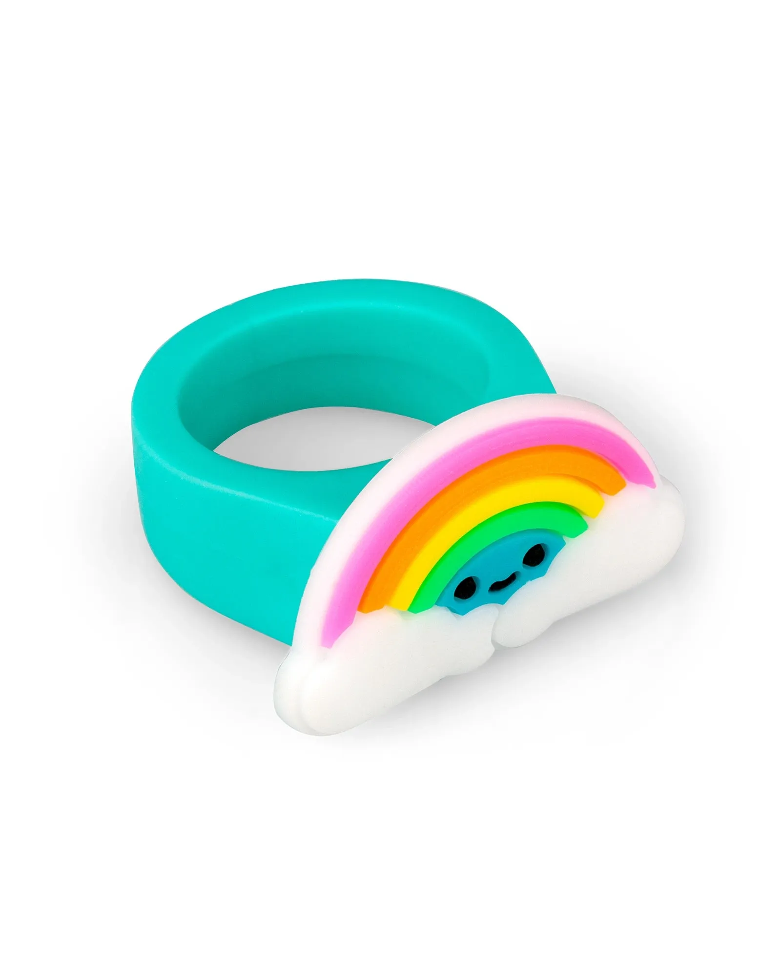 Fizz Fun Rainbow Chunky Ring - Assorted