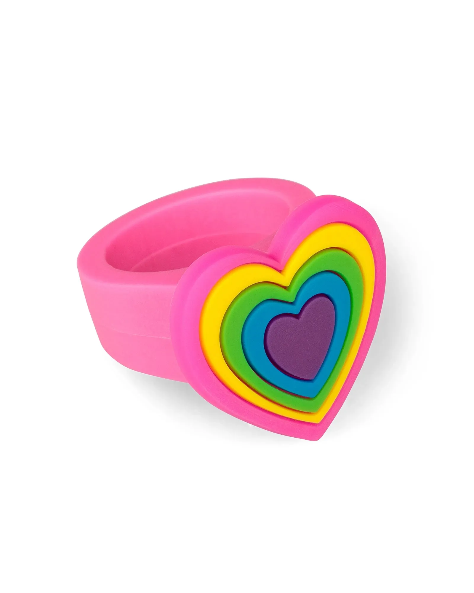 Fizz Fun Rainbow Chunky Ring - Assorted