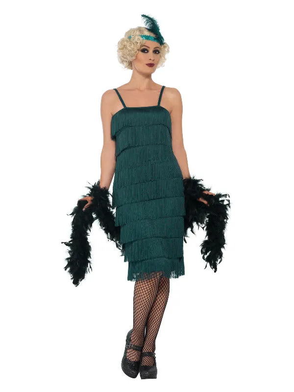 Flapper Costume Teal