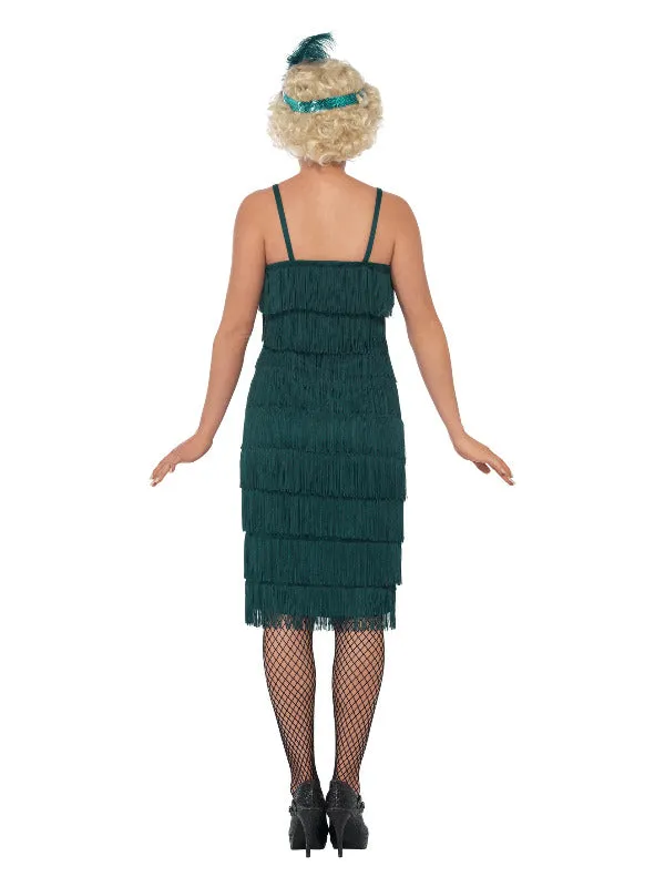 Flapper Costume Teal