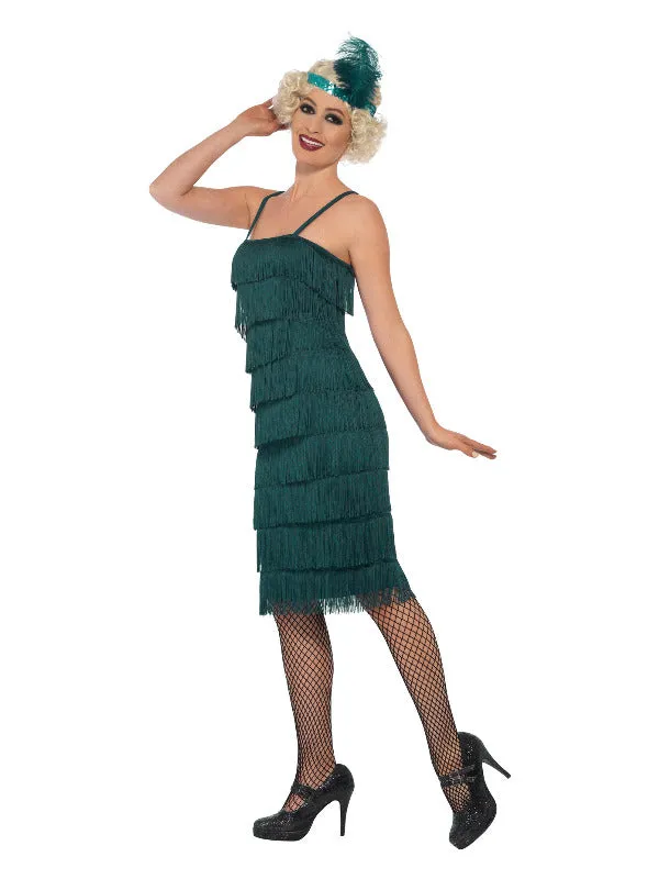 Flapper Costume Teal