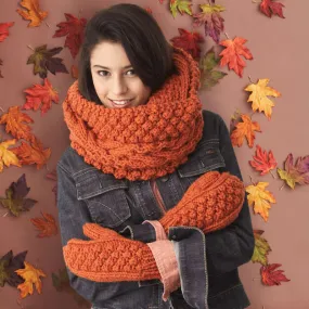 Free Chill-Chaser Mitten & Cowl Set Pattern