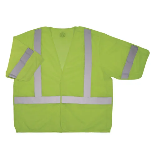 Glowear 8315ba Class 3 Hi-vis Breakaway Safety Vest, 4x-large To 5x-large, Lime, Ships In 1-3 Business Days