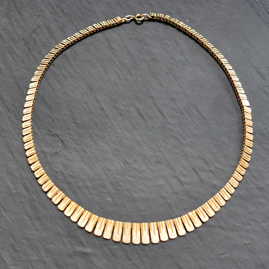 Gold Fringe Collar