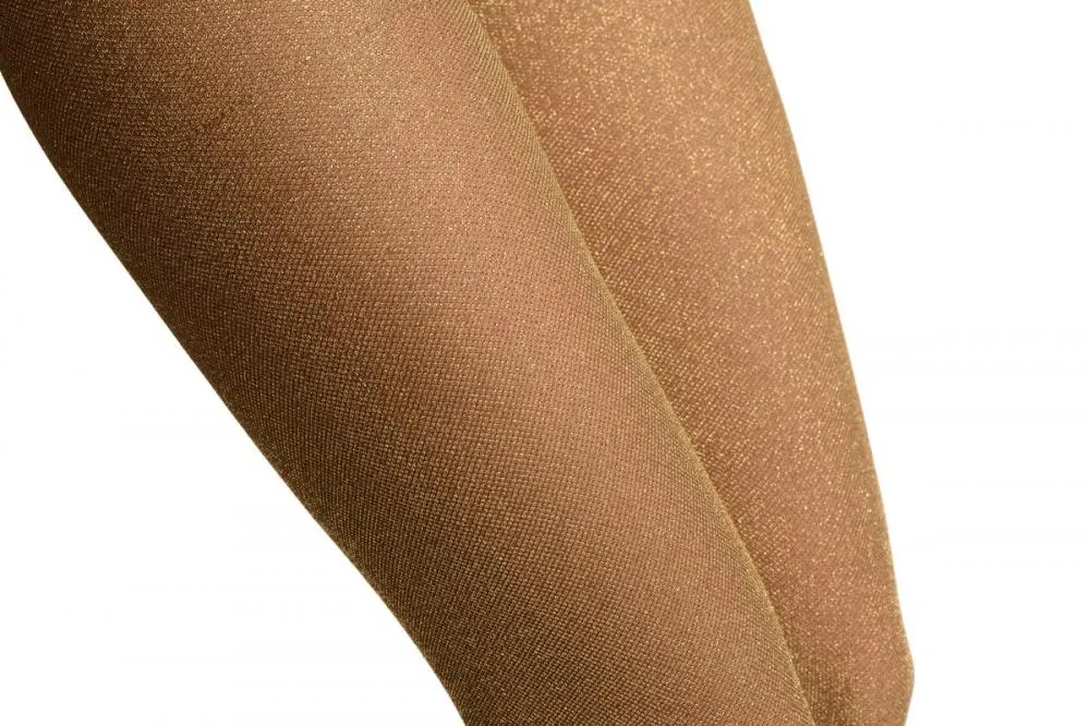 Gold Lurex Luxurious Tights