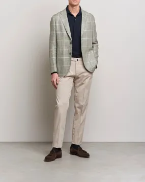 Green Linen Unconstructed Jacket - LBM 1911