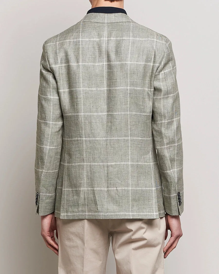 Green Linen Unconstructed Jacket - LBM 1911