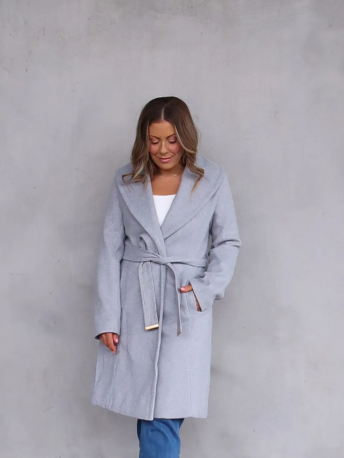 Harper Coat- Grey