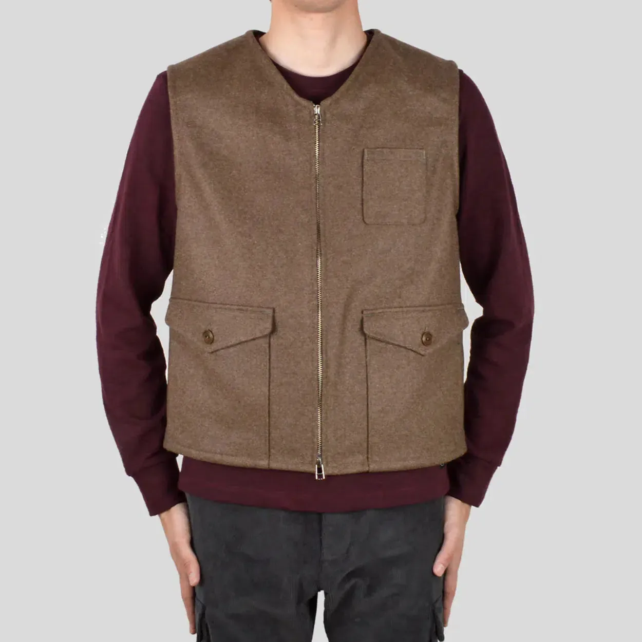 HAZEL WOOL FIELD VEST