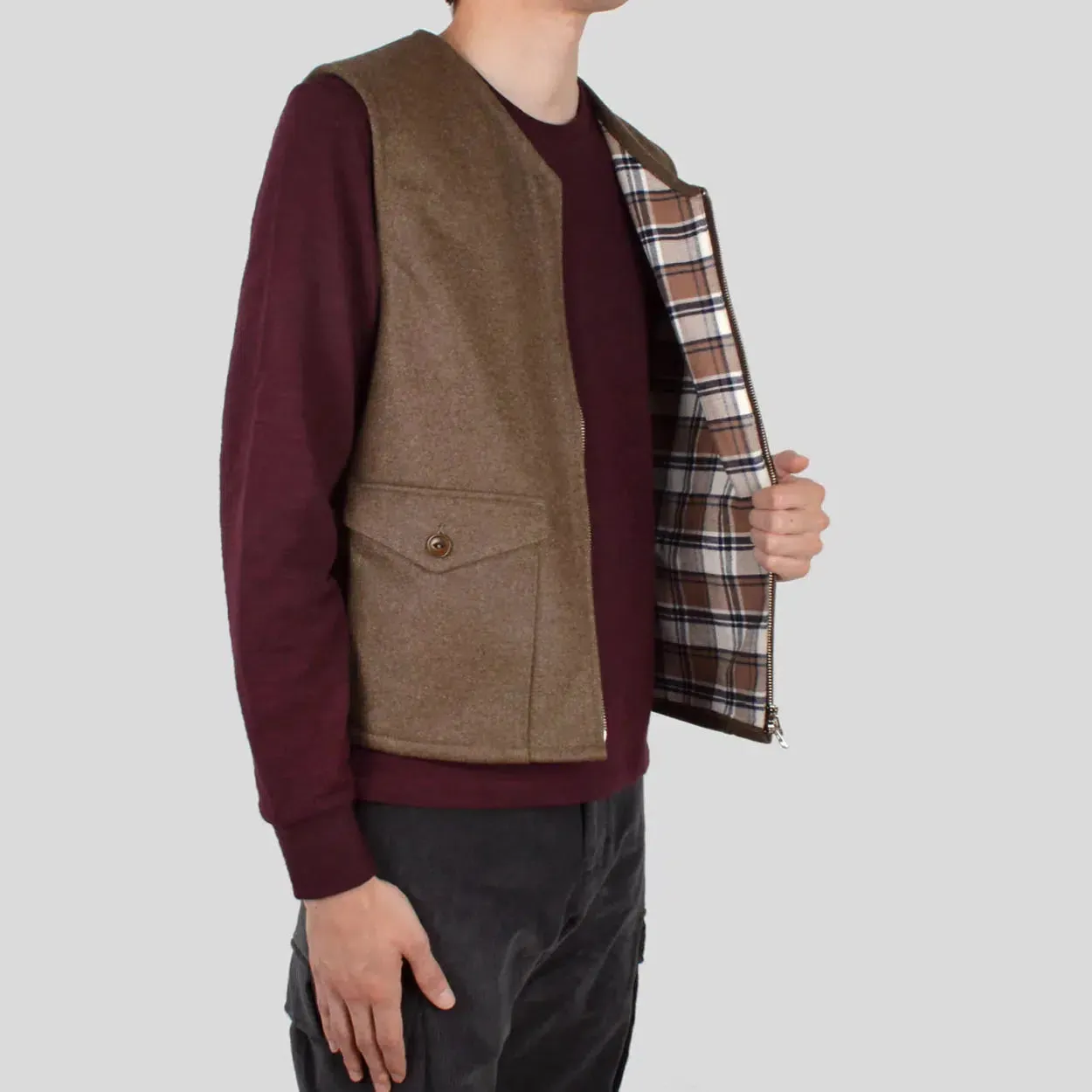 HAZEL WOOL FIELD VEST