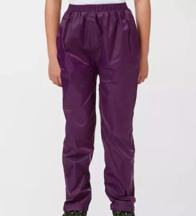 Hazy Blue Kids Waterproof Over Trousers