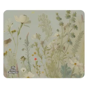 Hazy Day Flowers, Computer Mouse Pad - for Home or Office