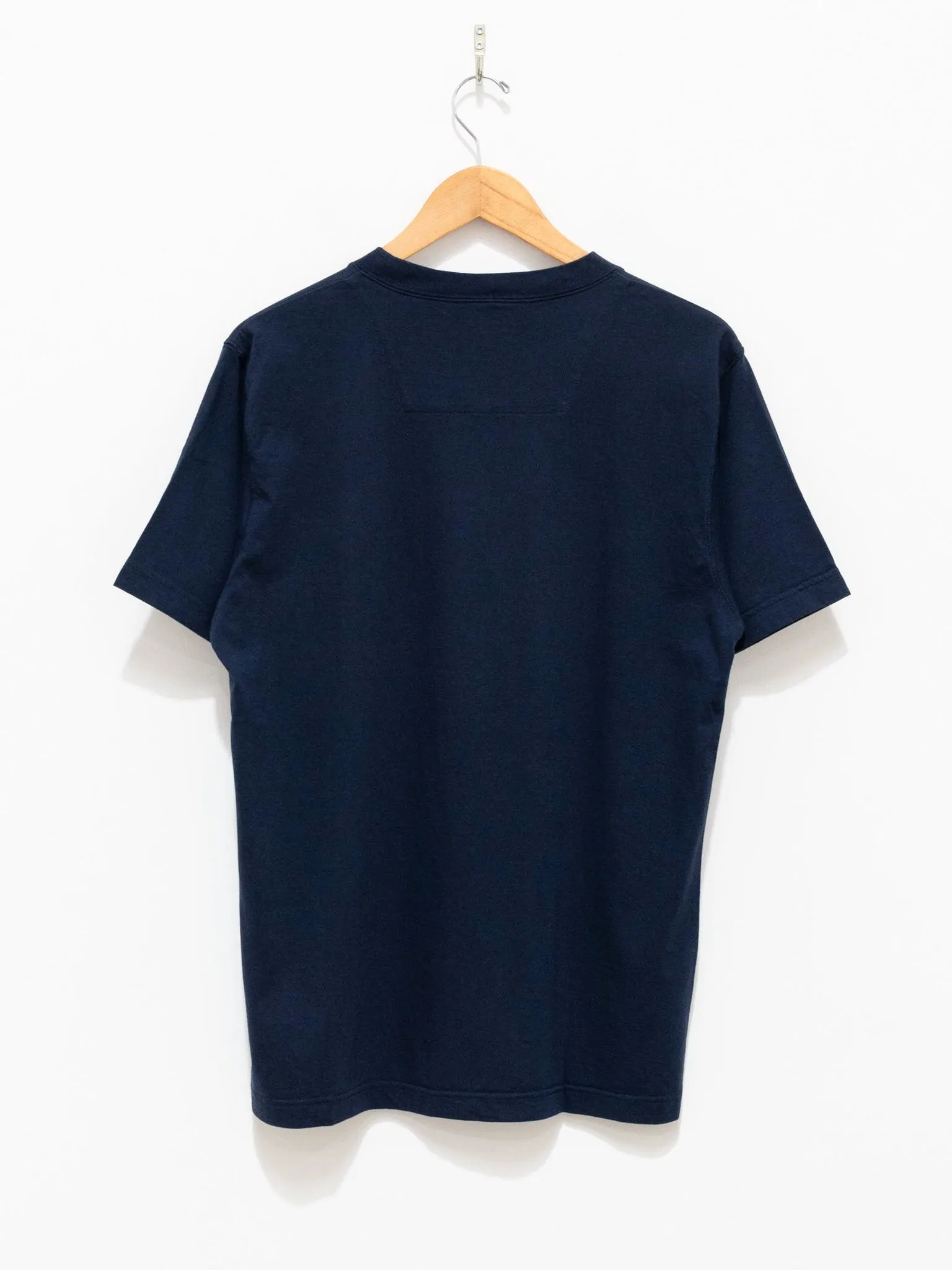 High Gauge Jersey Crewneck T-Shirt - Navy