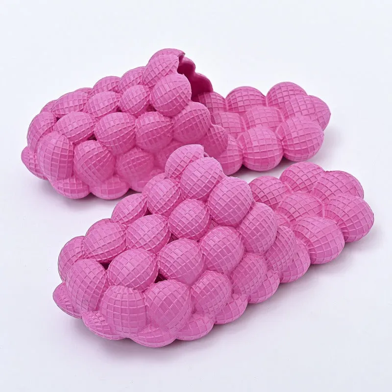 High quality Unisex EVA bubble slippers Non-Slip Personalized EVA Massage Sole Soft Home Indoor Bubble Slippers | RZ0025