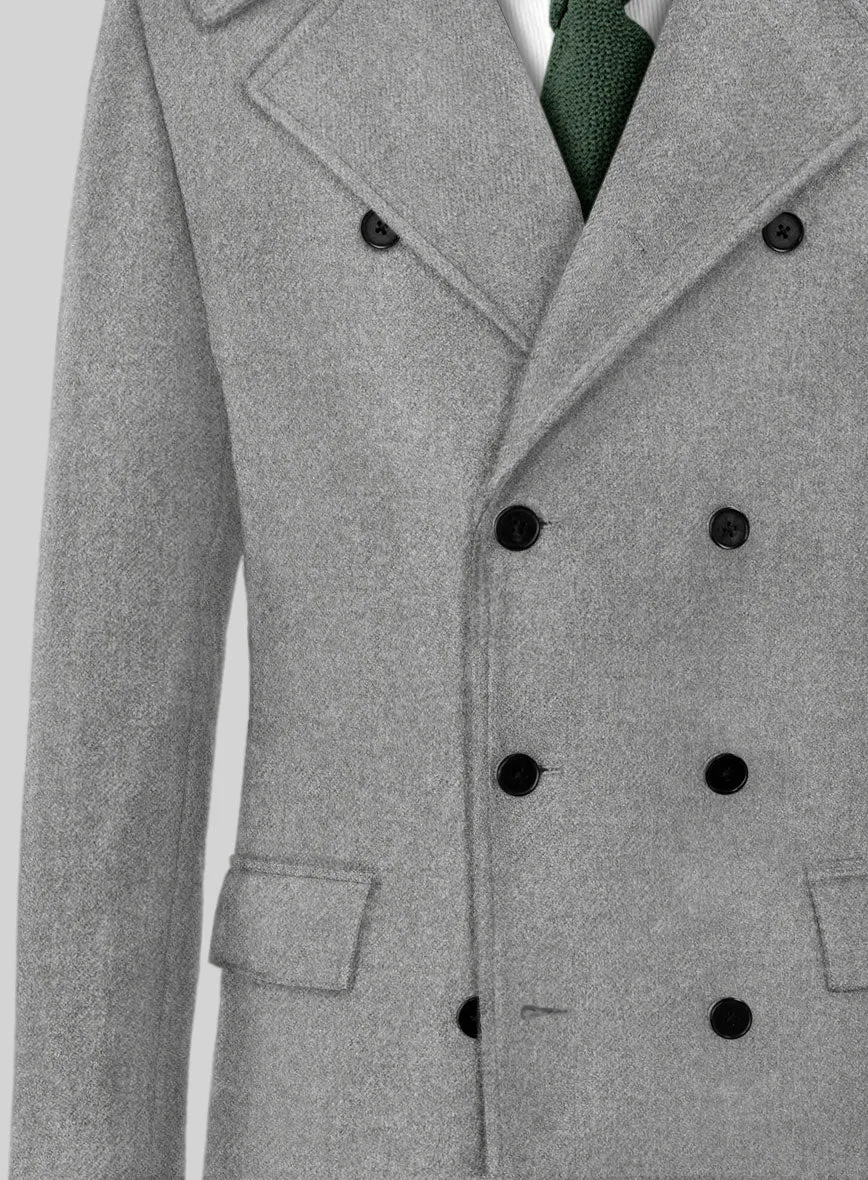 Highlander Steel Gray Tweed GQ Overcoat