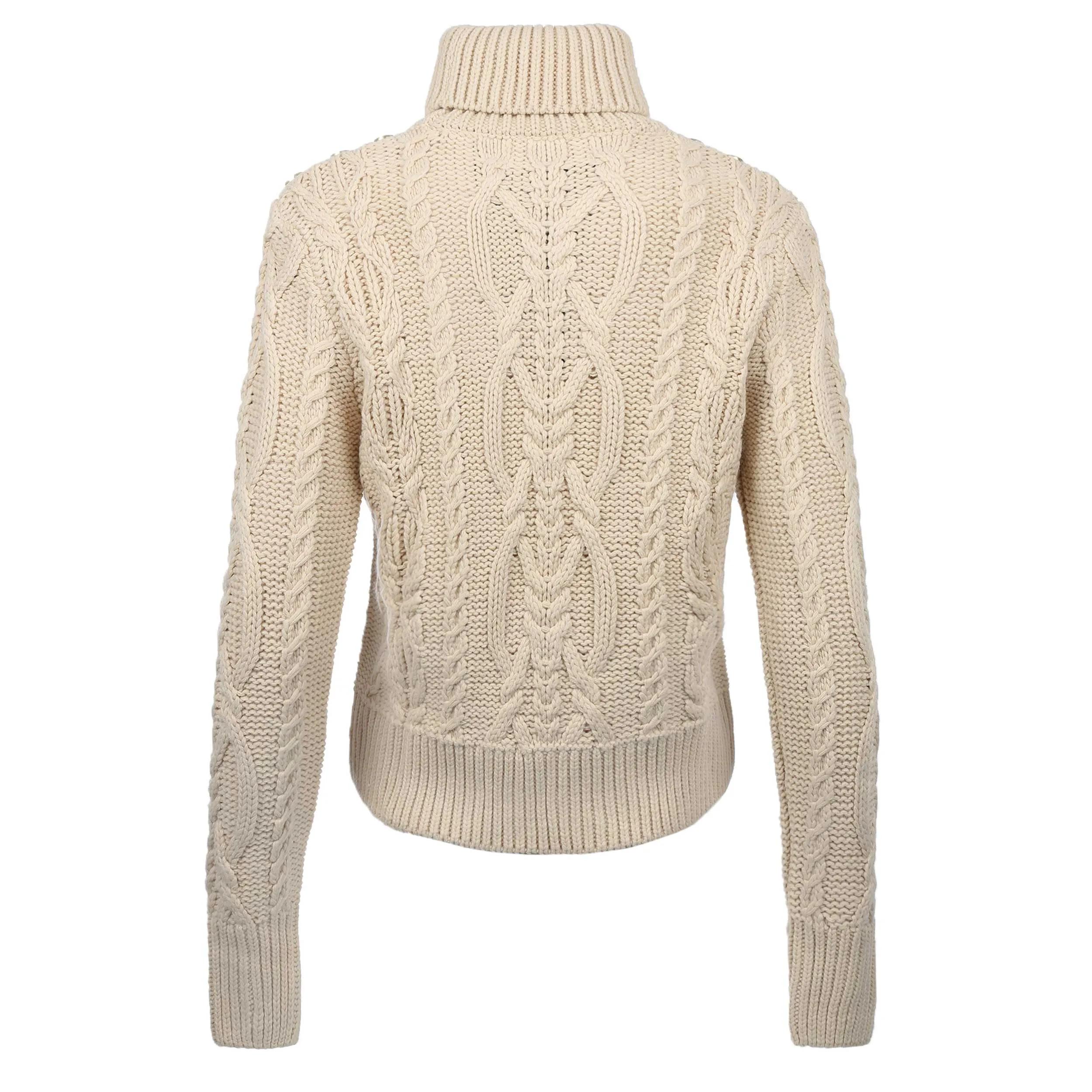 Holland Cooper Belgravia Cable Knitwear in Oatmeal