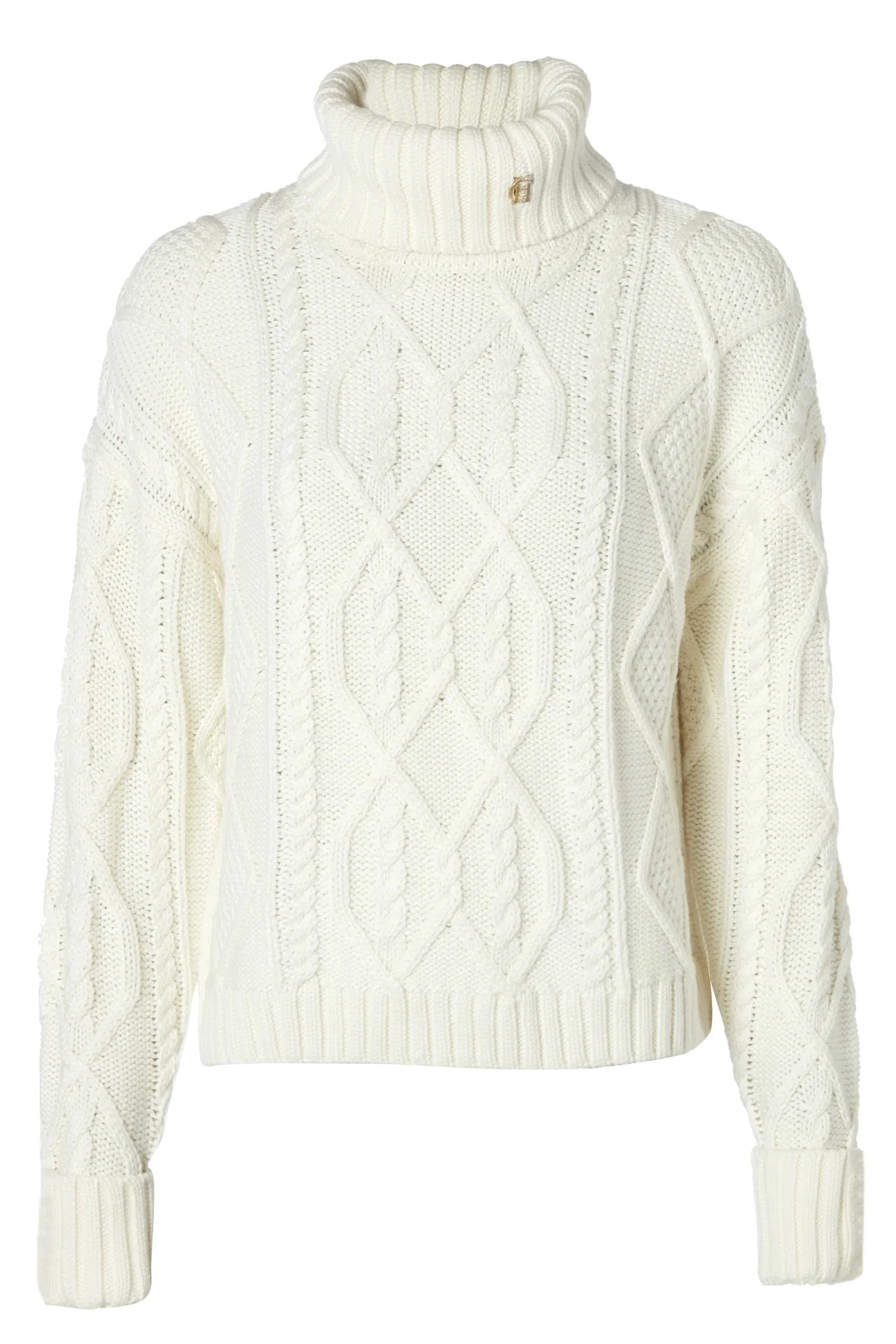 Holland Cooper Noveli Cable Knit in Oyster