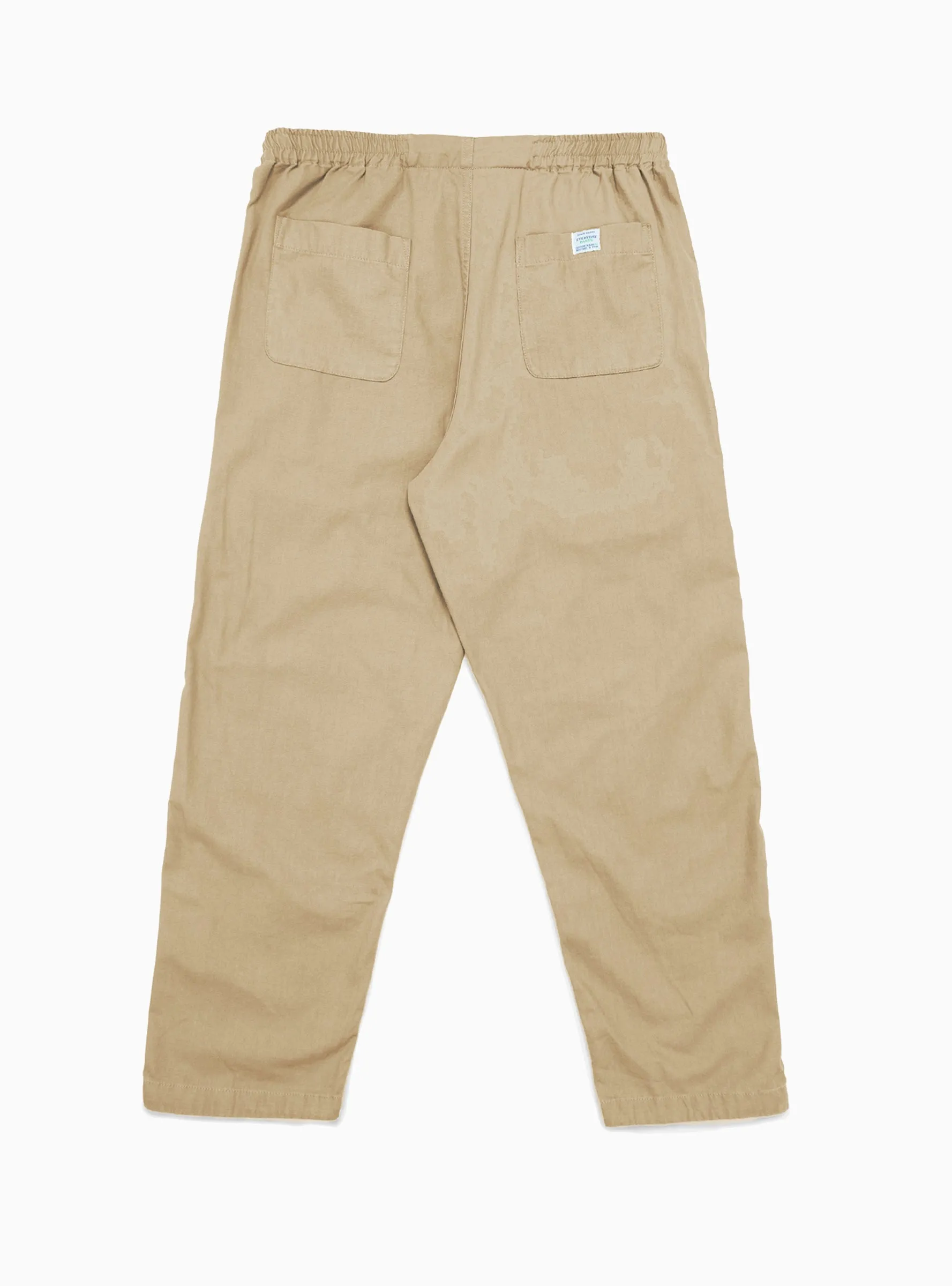 Home Party Pant Oxford Cotton Fawn