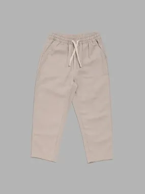 HOP Kids Beige Tapered Trousers