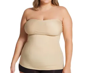 InstantFigure Plus Size Strapless Bandeau Top WBT035C