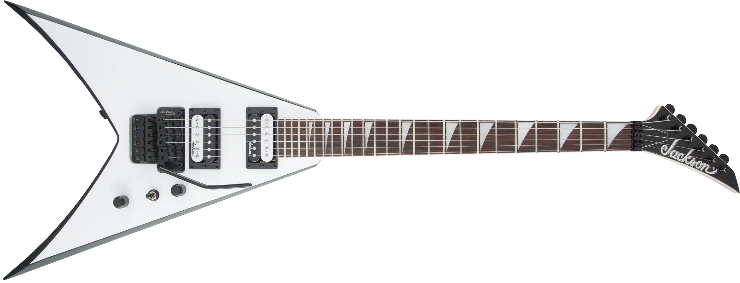 Jackson JS Series King V JS32, Amaranth Fingerboard, White with Black