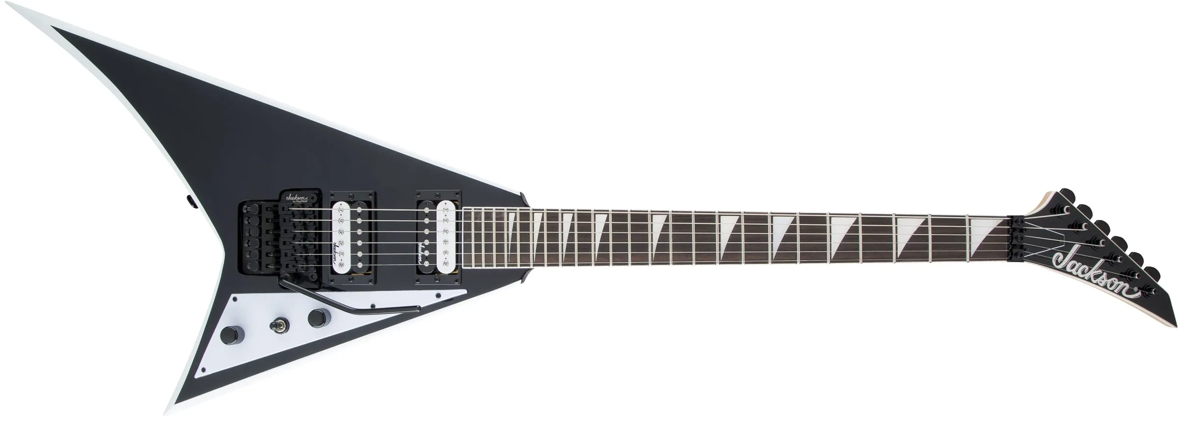 Jackson JS32 Rhoads Amaranth Fingerboard Black with White Bevels