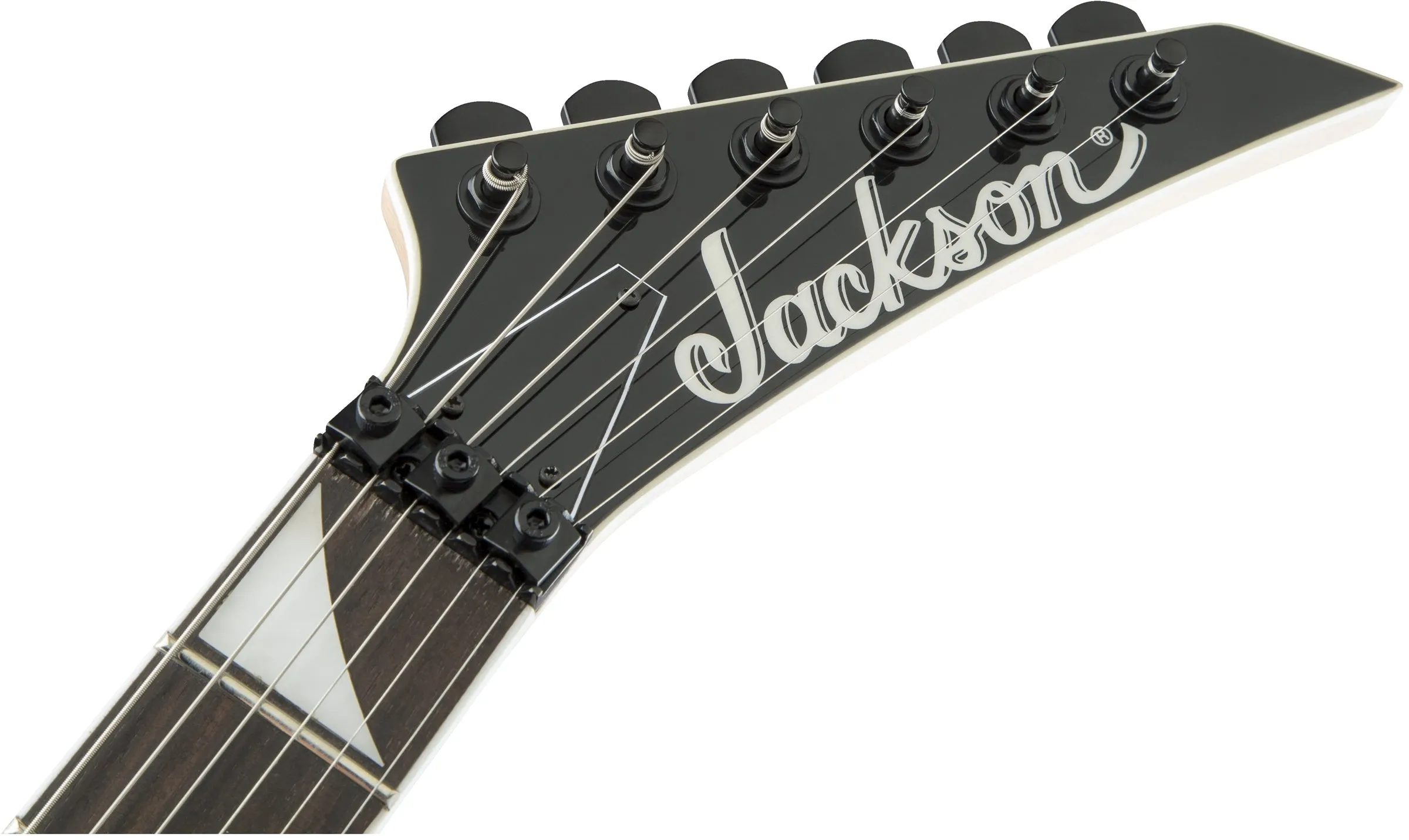 Jackson JS32 Rhoads Amaranth Fingerboard Black with White Bevels