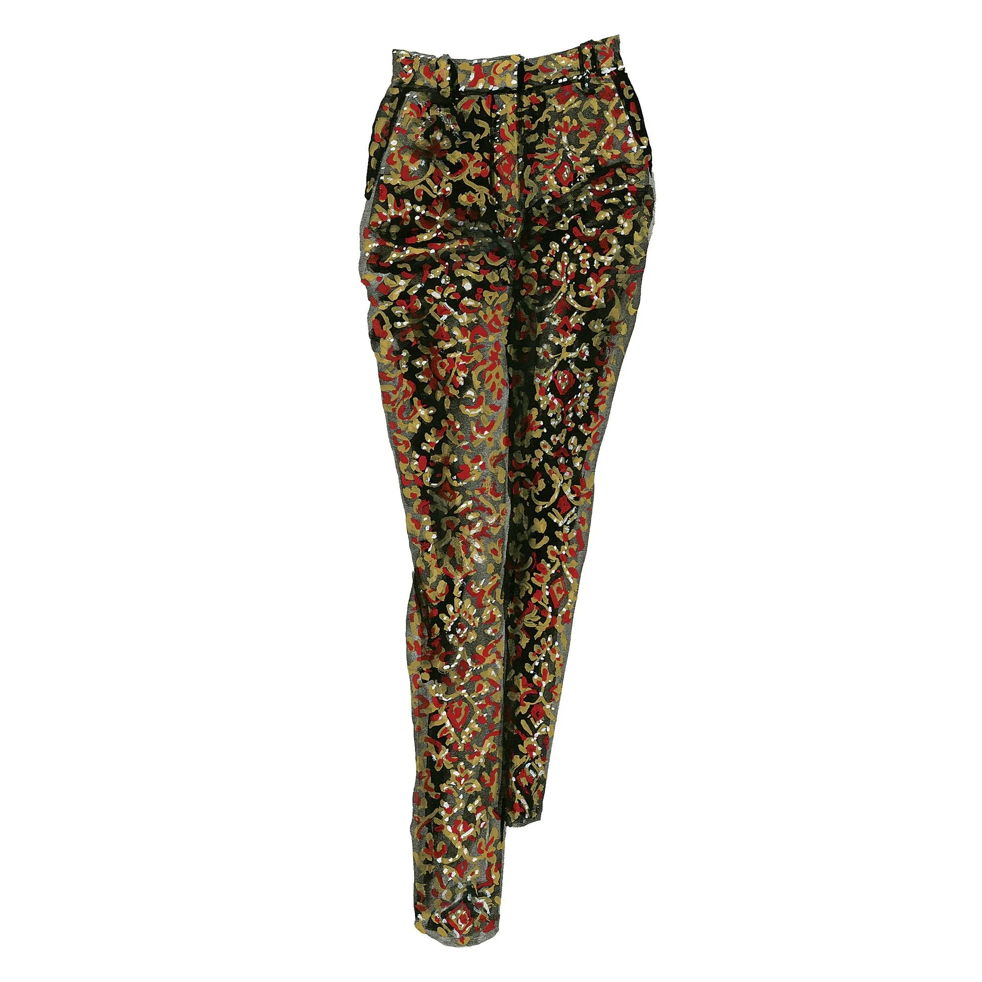 Jacquard Evening Trousers