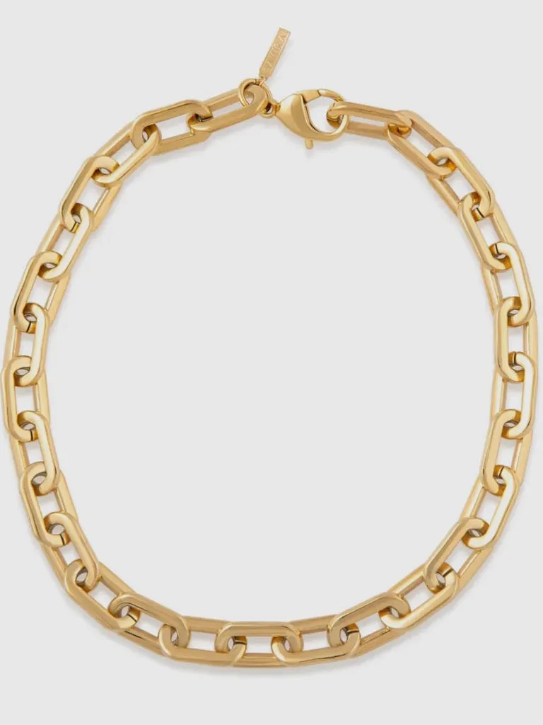 Jenna Link Necklace - Gold 18"