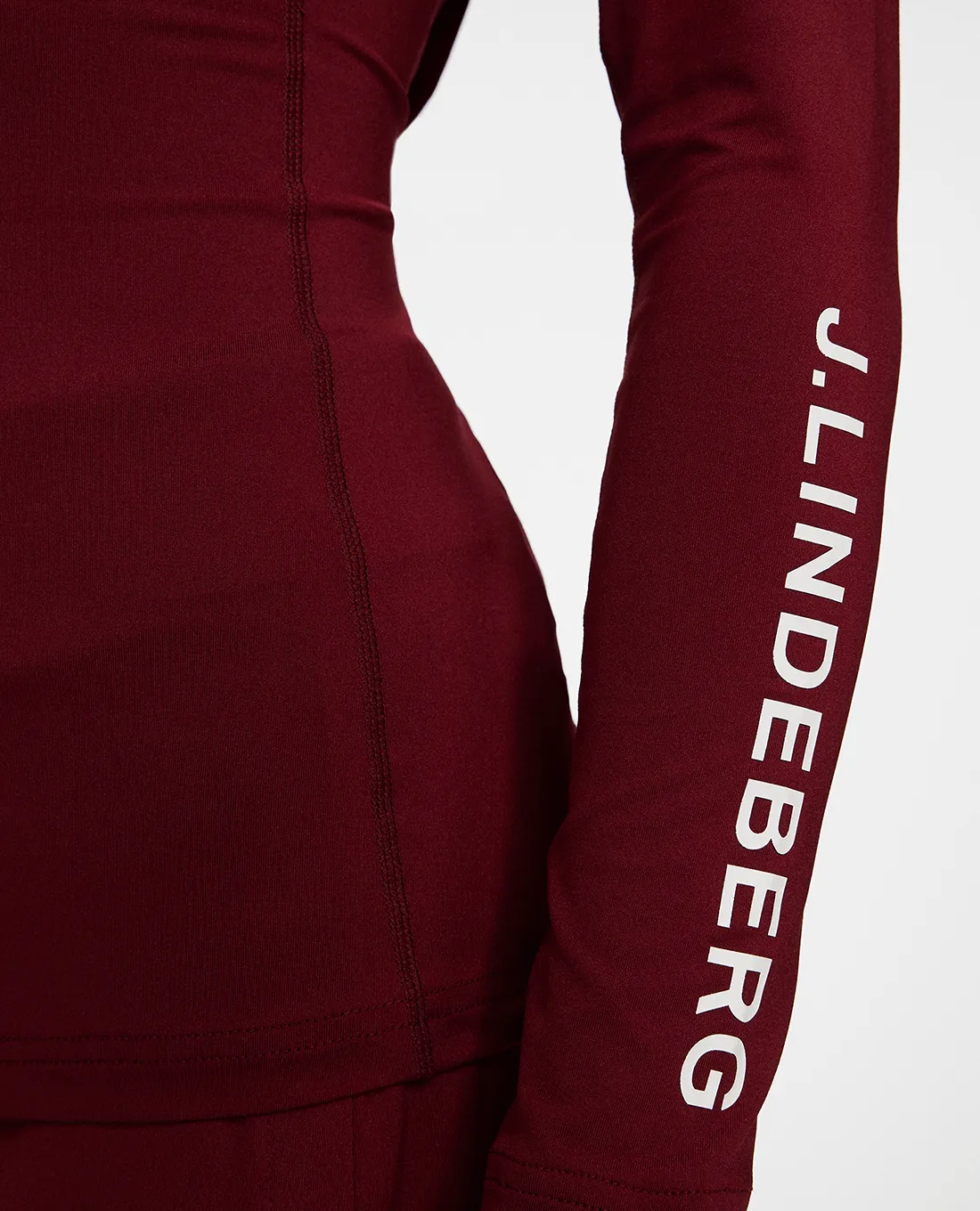 J.Lindeberg Asa Soft Compression Top Cabernet