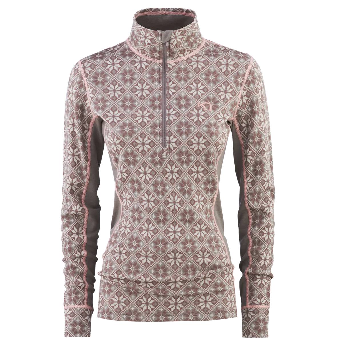 Kari traa Rose Half-Zip Base Layer Top-100% Merino Wool