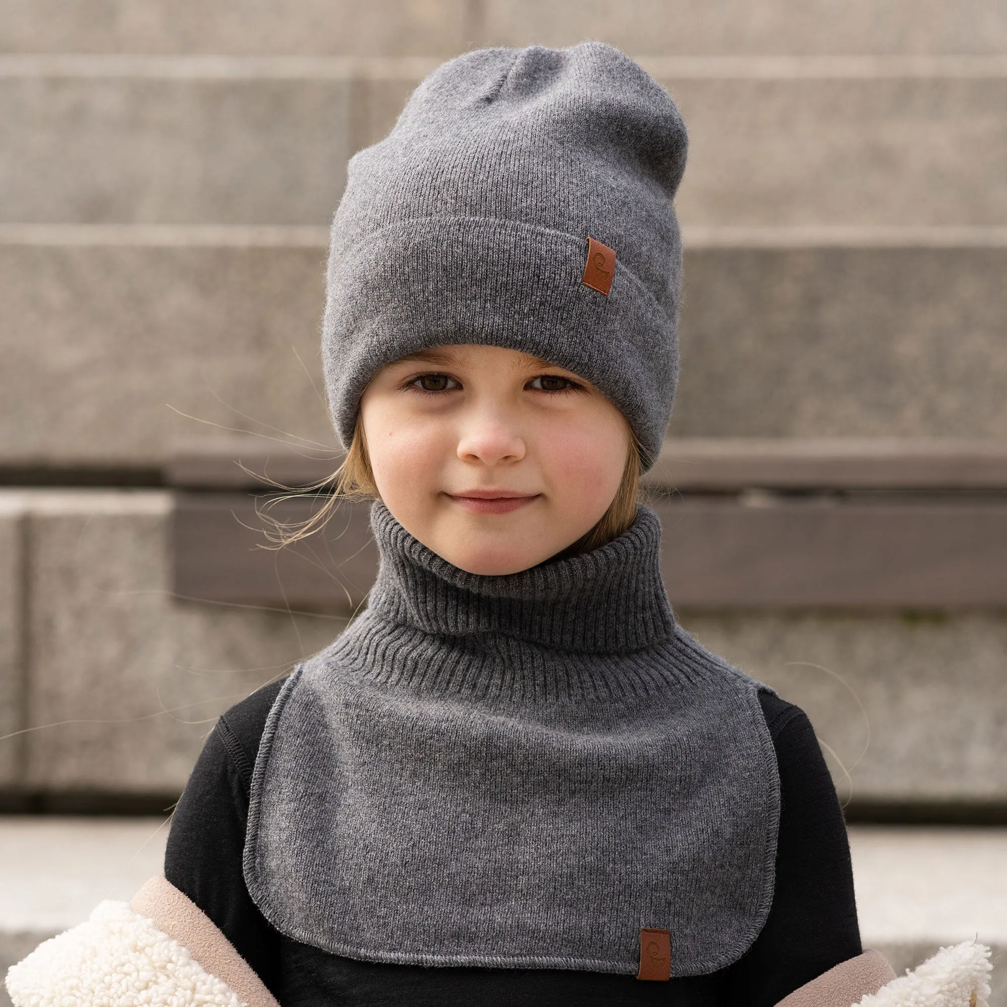 Kids' Knit Dickie Cashmere Blend