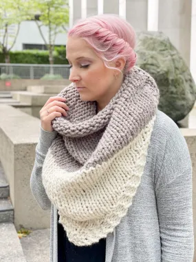 Knit Kit - Snow Cap Triangle Scarf