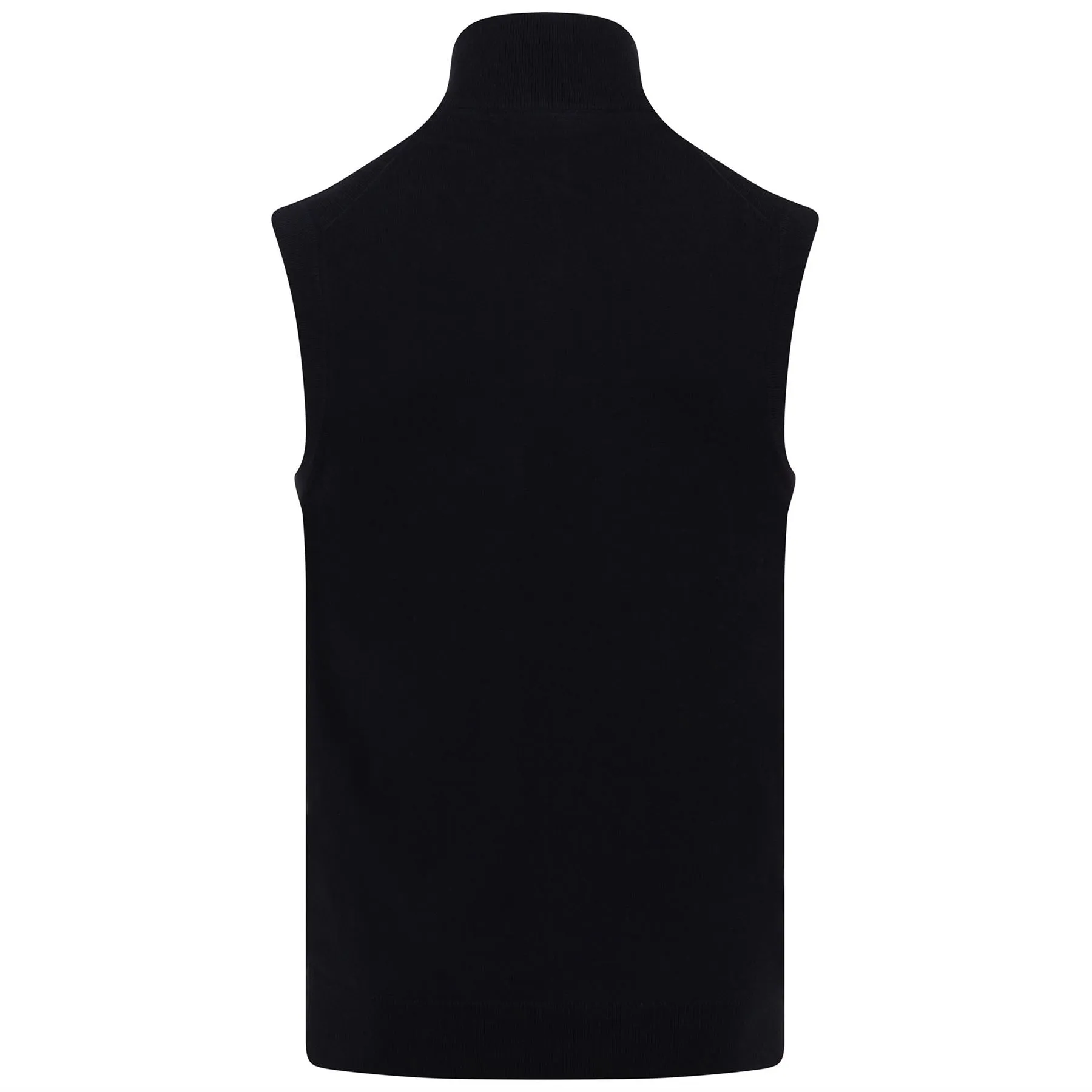 Knitted Vest Jet Black - AW23