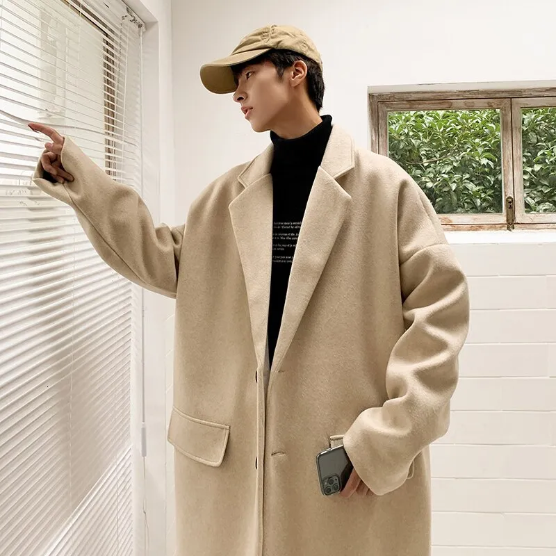 [Korean Style] Jane 3 Solid Colors Wool Coats